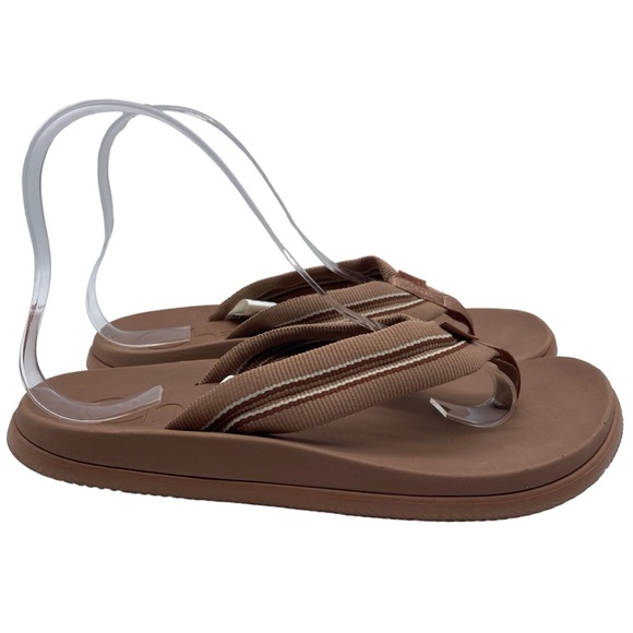 Chaco Womens Shoes Chillos Sandals Brown Flip Flop Flat Casual Comfort Size 6 - Picture 2 of 11